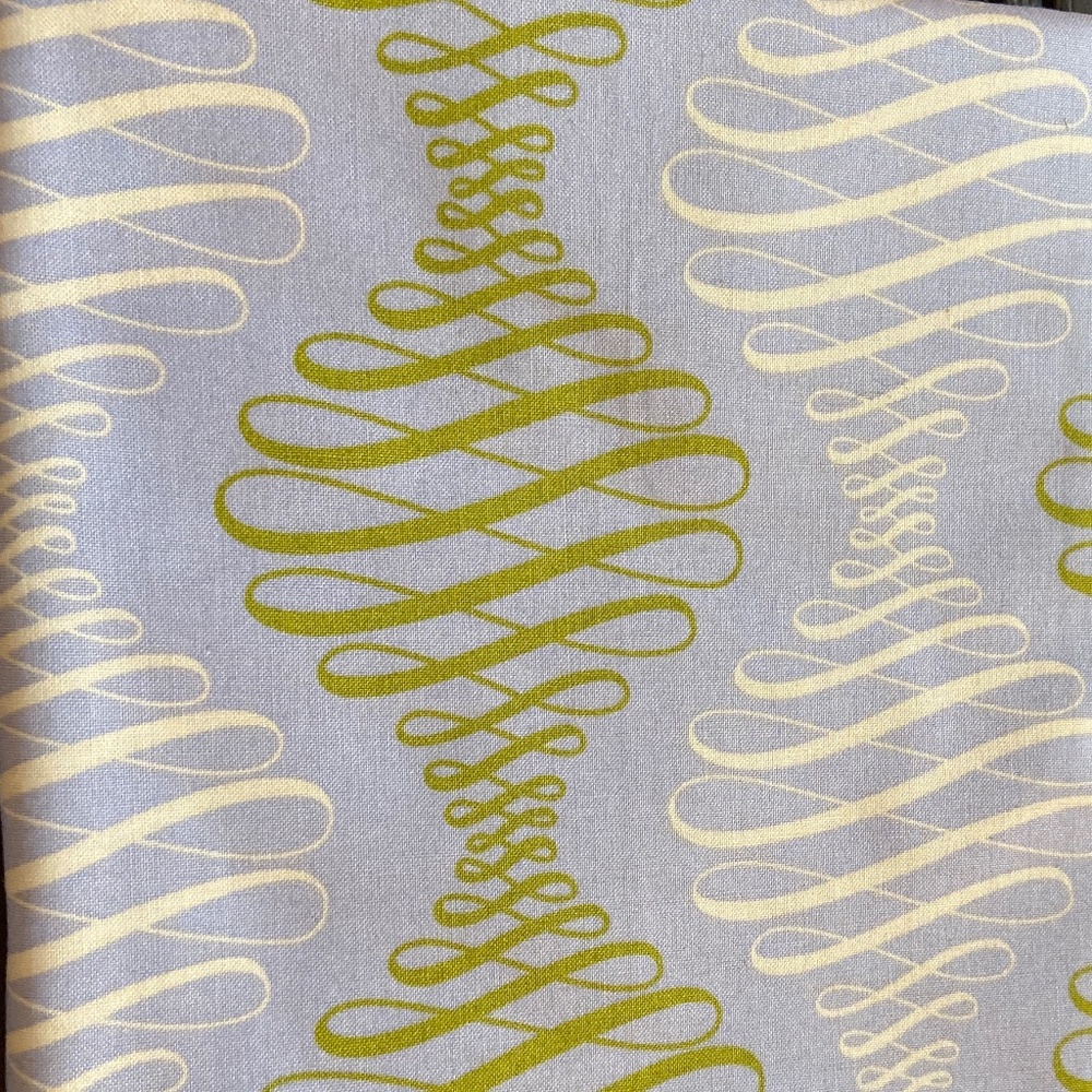 Tula Pink Parisville Spencer Stripe -Mist- half-yard HTF RARE Material Fabric